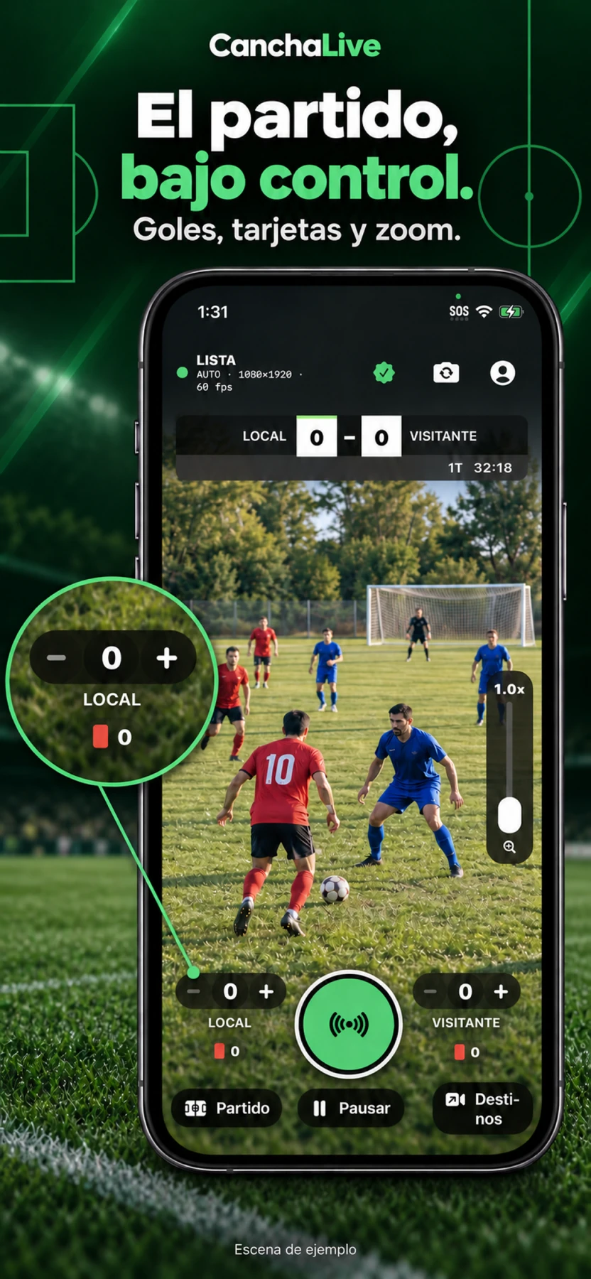 El partido, bajo control.